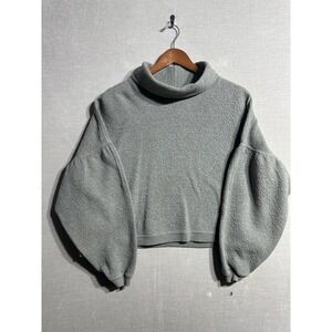 Lululemon Peaceful Moments High Neck Sweater Pullover Women's Sage Green Large